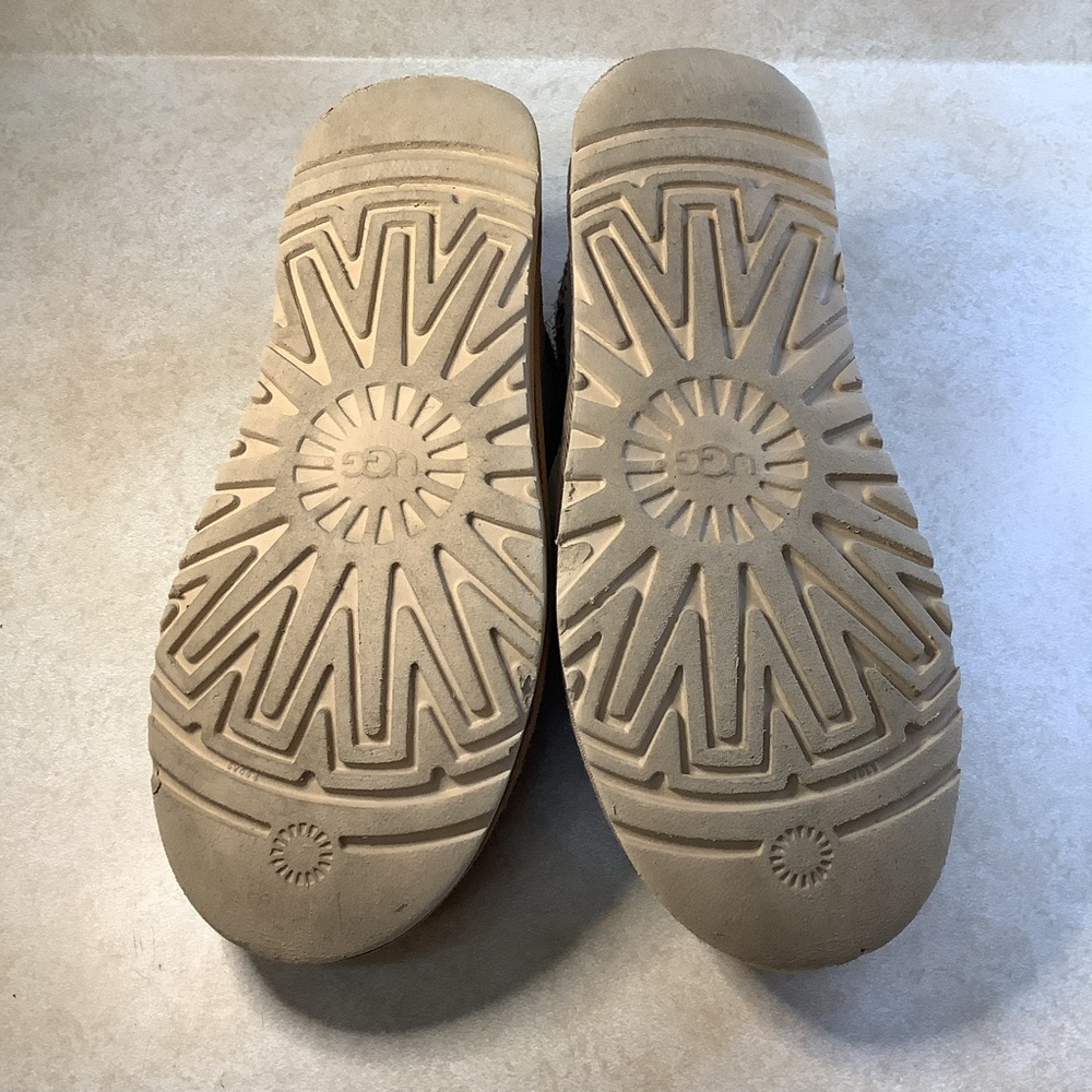UGG Women’s Tasman Suede Slip-On Mule Slippers Size 11 Sheepskin/Wool - Picture 5 of 8